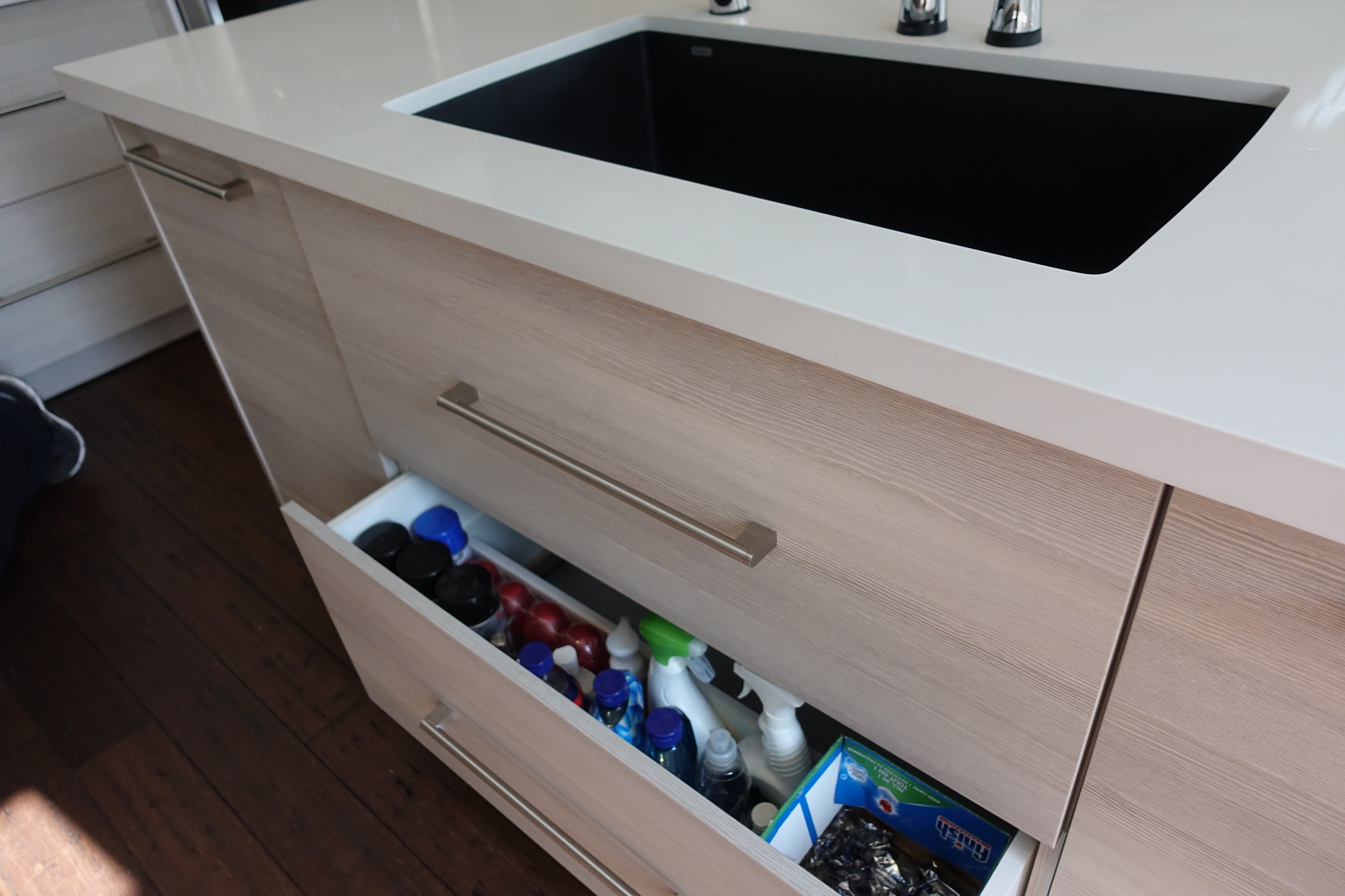 DRAWERS AND MORE DRAWERS | Homey Kitchen Cabinet Design Inc