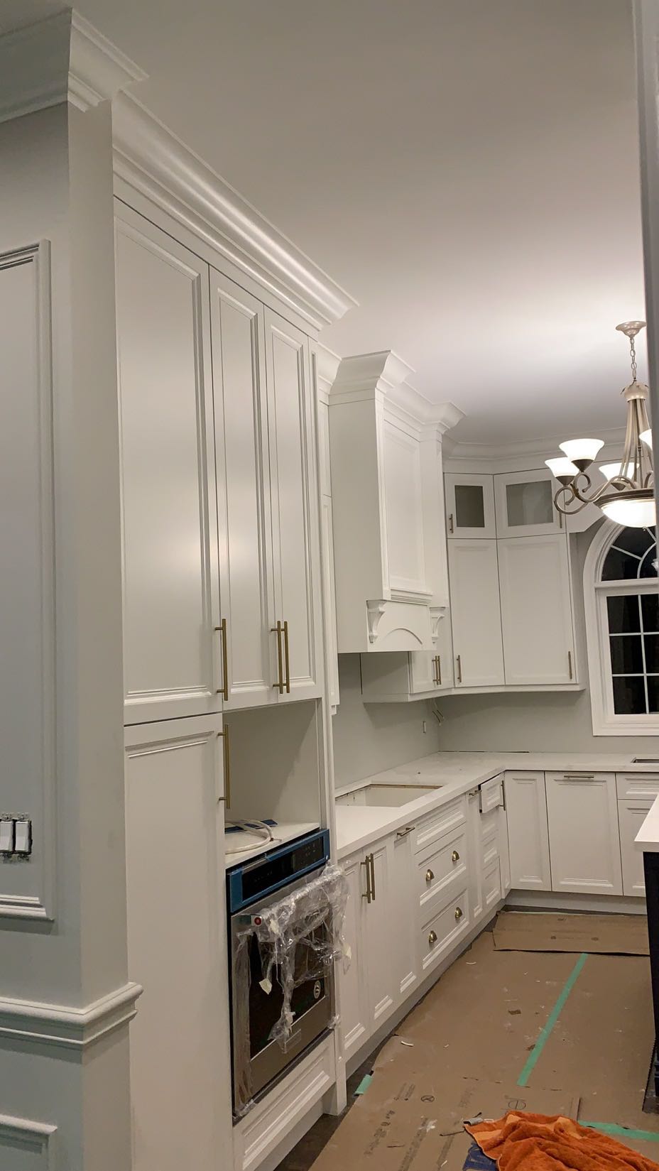 Painted MDF doors kitchen | Homey Kitchen Cabinet Design Inc